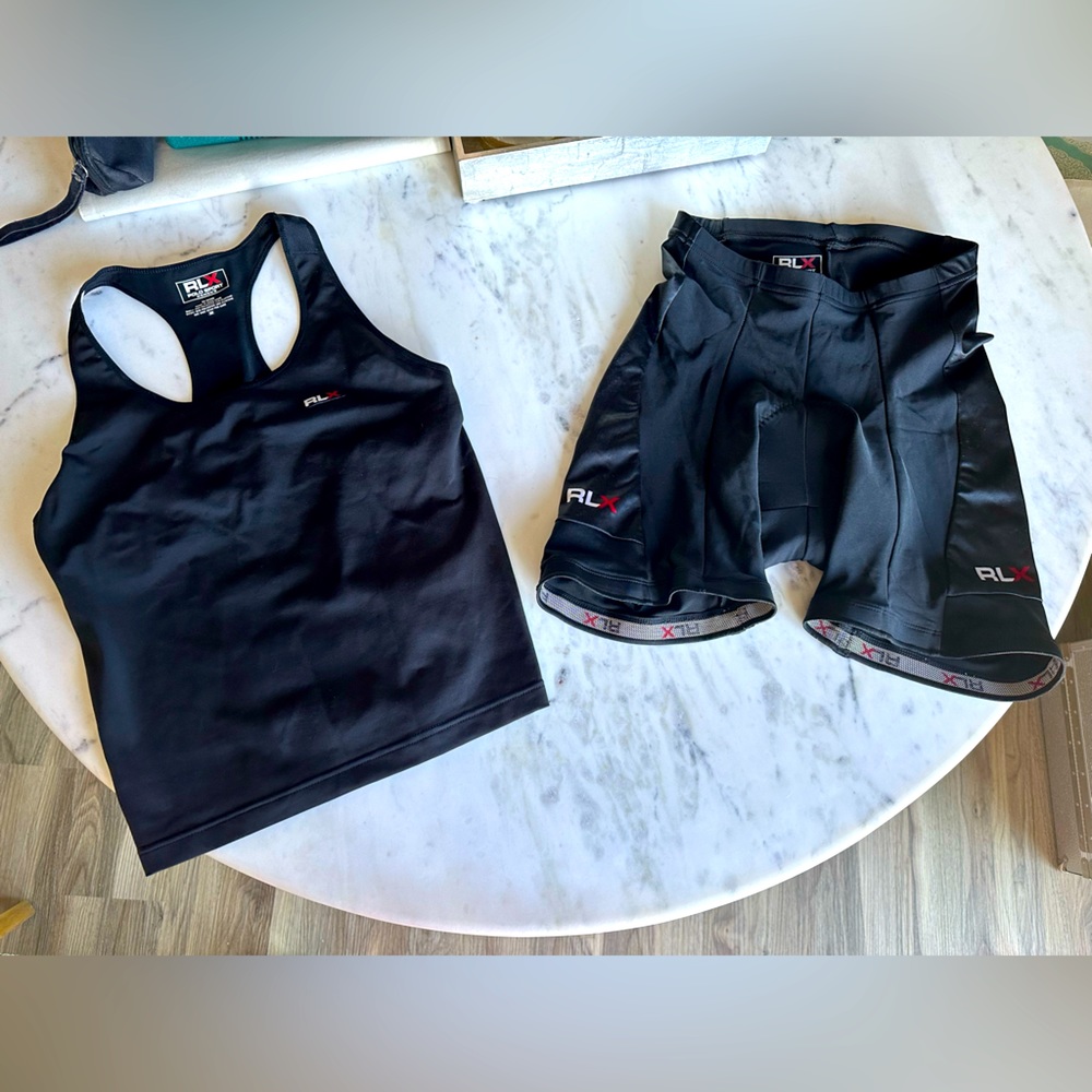 RLX Bike Shorts w/Matching Top, Blk